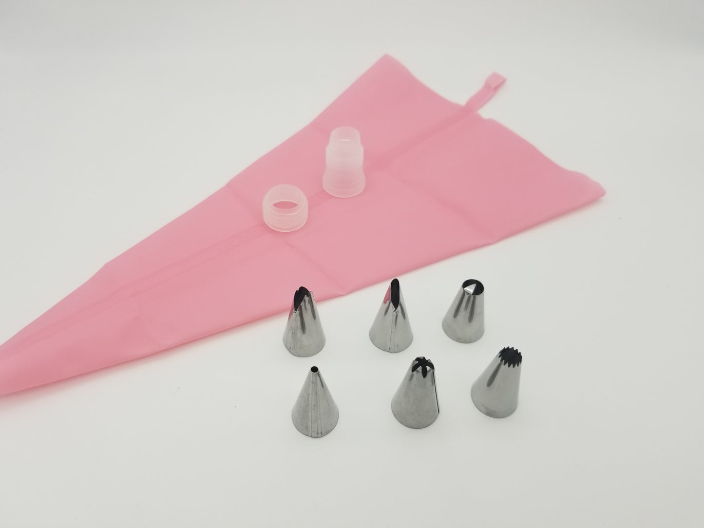 Silicone Piping Bag - 8 Piece Set