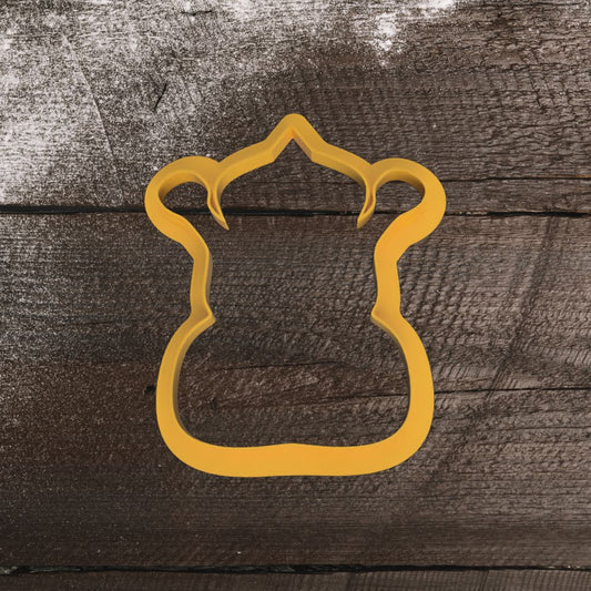 Cheering Snowman Cookie Cutter