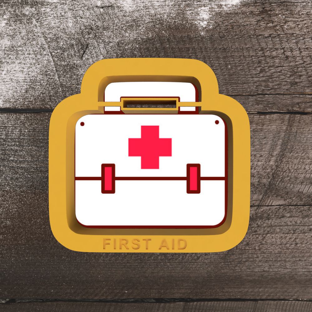 First Aid Kit Cookie Cutter